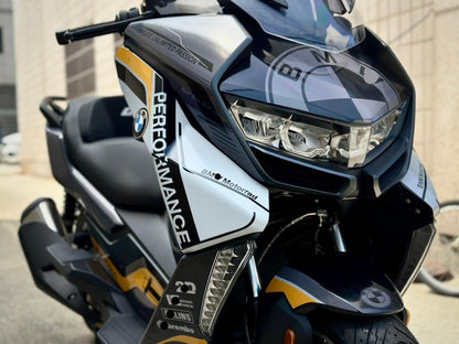 BMW C400GT Custom Vinyl Graphic Decal Kit (4-5.Triple Black)