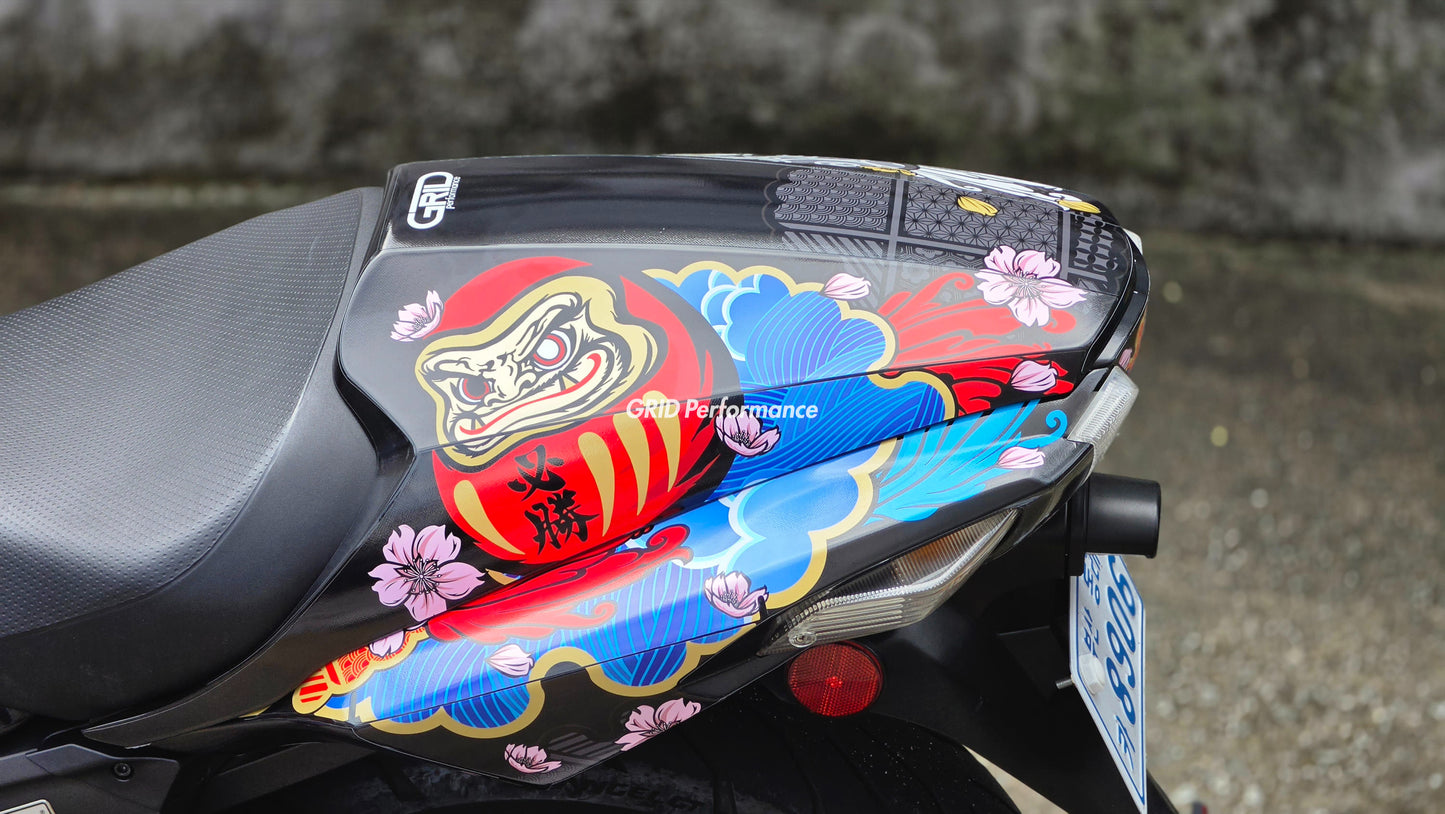 KAWASAKI ZZR 1400 Graphic Full Decal Sticker Kit (1-1.Motegi5)