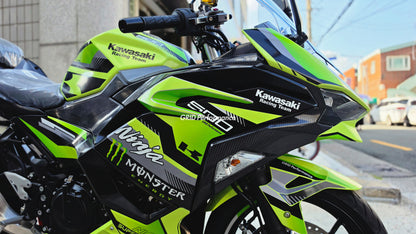 Kawasaki NINJA 500 Full Graphic Vinyl Decal Kit (1-3.MONSTER)