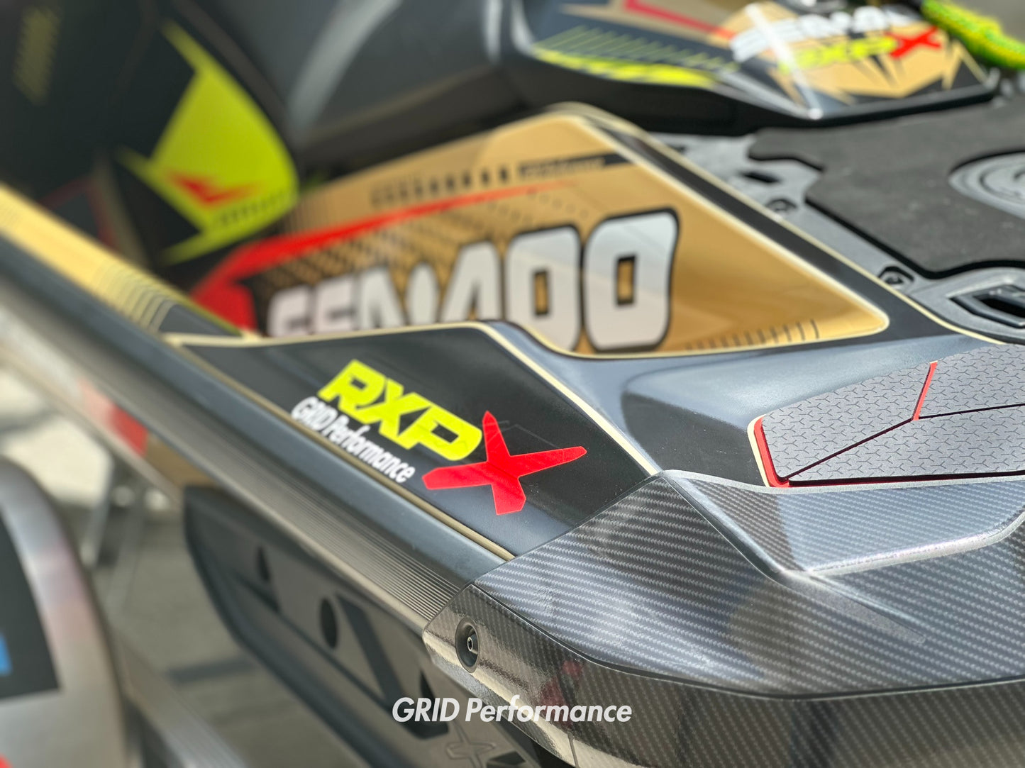 2024~ SEADOO RXP X 325 Graphic Decal Sticker Kit (1.Carbon)