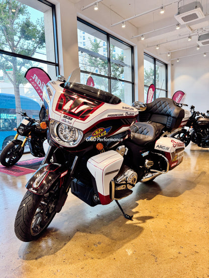 Indian Pursuit Challenger Roadmaster 112 Graphic Full Decal Kit (3-1.King Bagger Racing 2026)