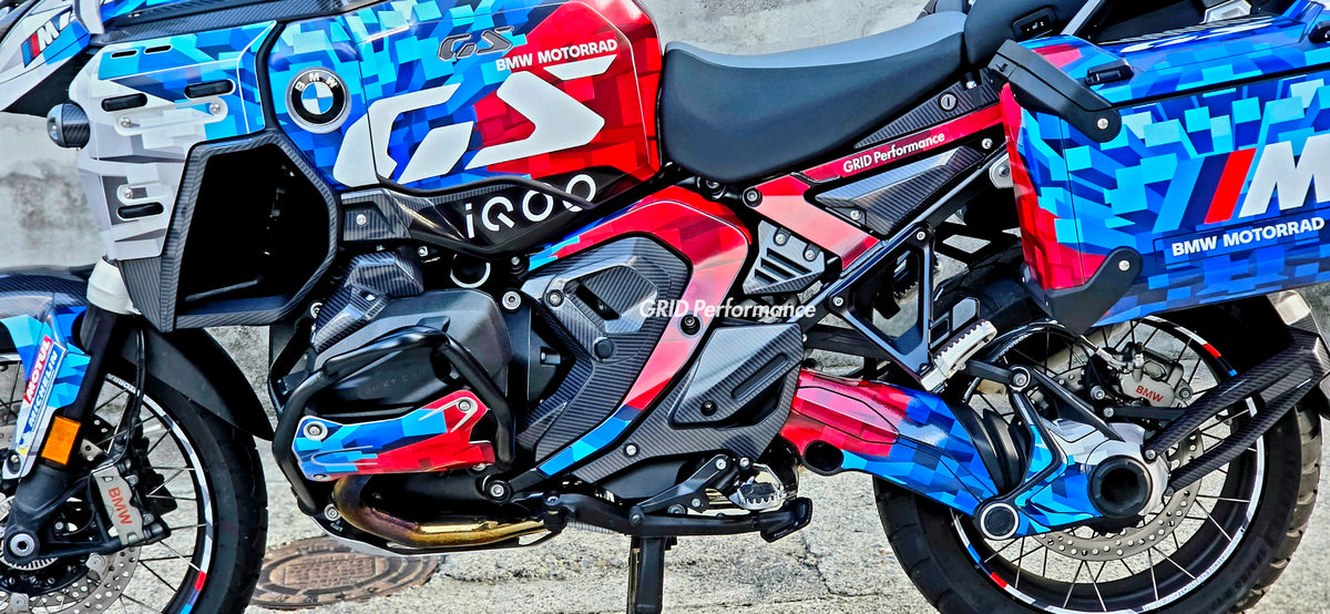 BMW R1300GS ADV Adventure Graphic Decal Sticker Kit (18-1.M Hybrid)