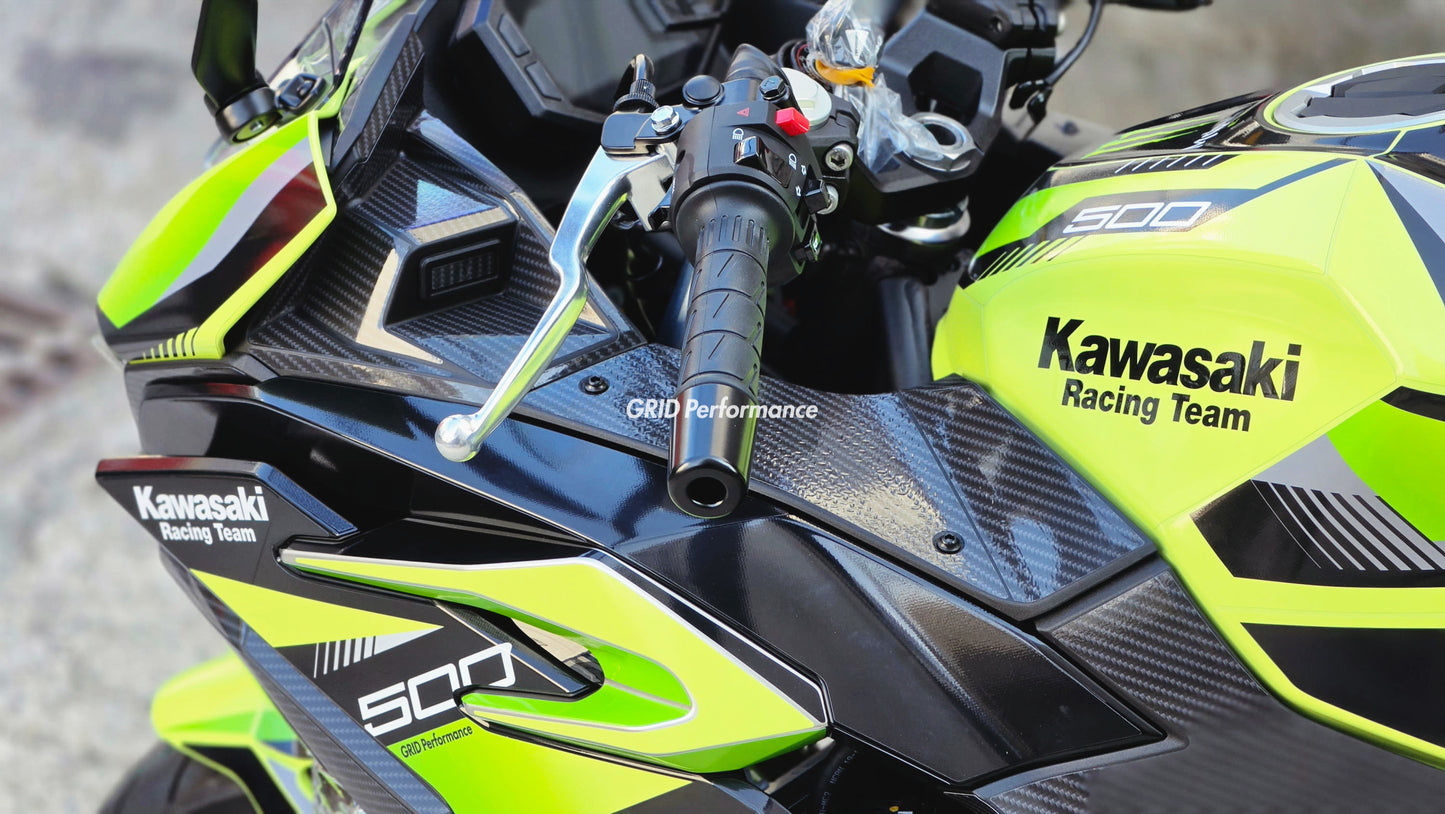 Kawasaki NINJA 500 Full Graphic Vinyl Decal Kit (1-3.MONSTER)