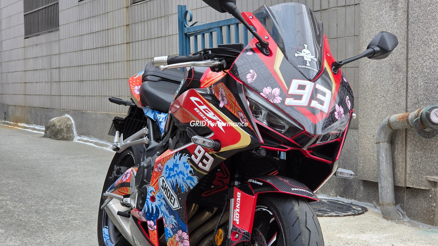 HONDA CBR650R Graphic Full Decal Sticker Kit (1-1.Motegi 5)