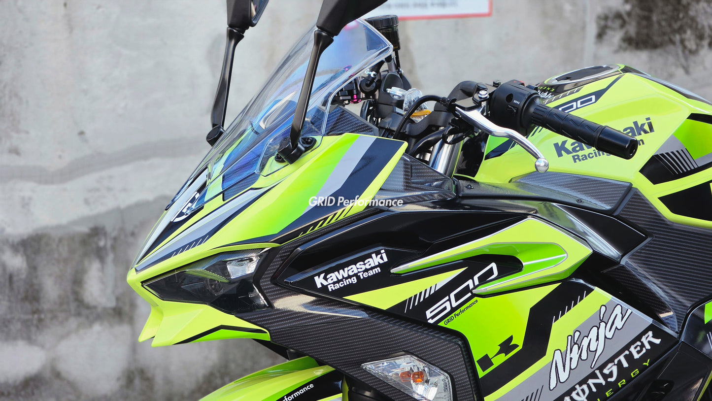 Kawasaki NINJA 500 Full Graphic Vinyl Decal Kit (1-3.MONSTER)