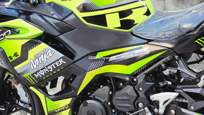 Kawasaki NINJA 500 Full Graphic Vinyl Decal Kit (1-3.MONSTER)