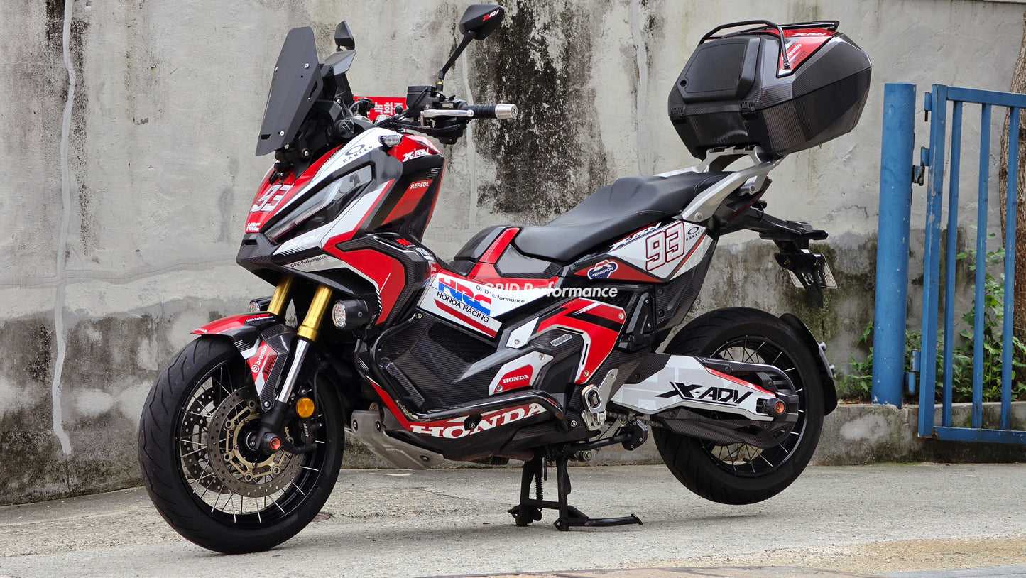 HONDA X-ADV 750 Graphic Full Decal Sticker Kit (2-3.HR carbon)