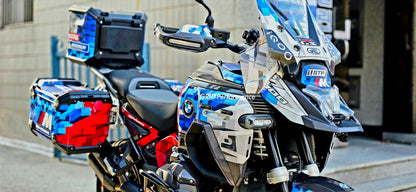 BMW R1300GS ADV Adventure Graphic Decal Sticker Kit (18-1.M Hybrid)