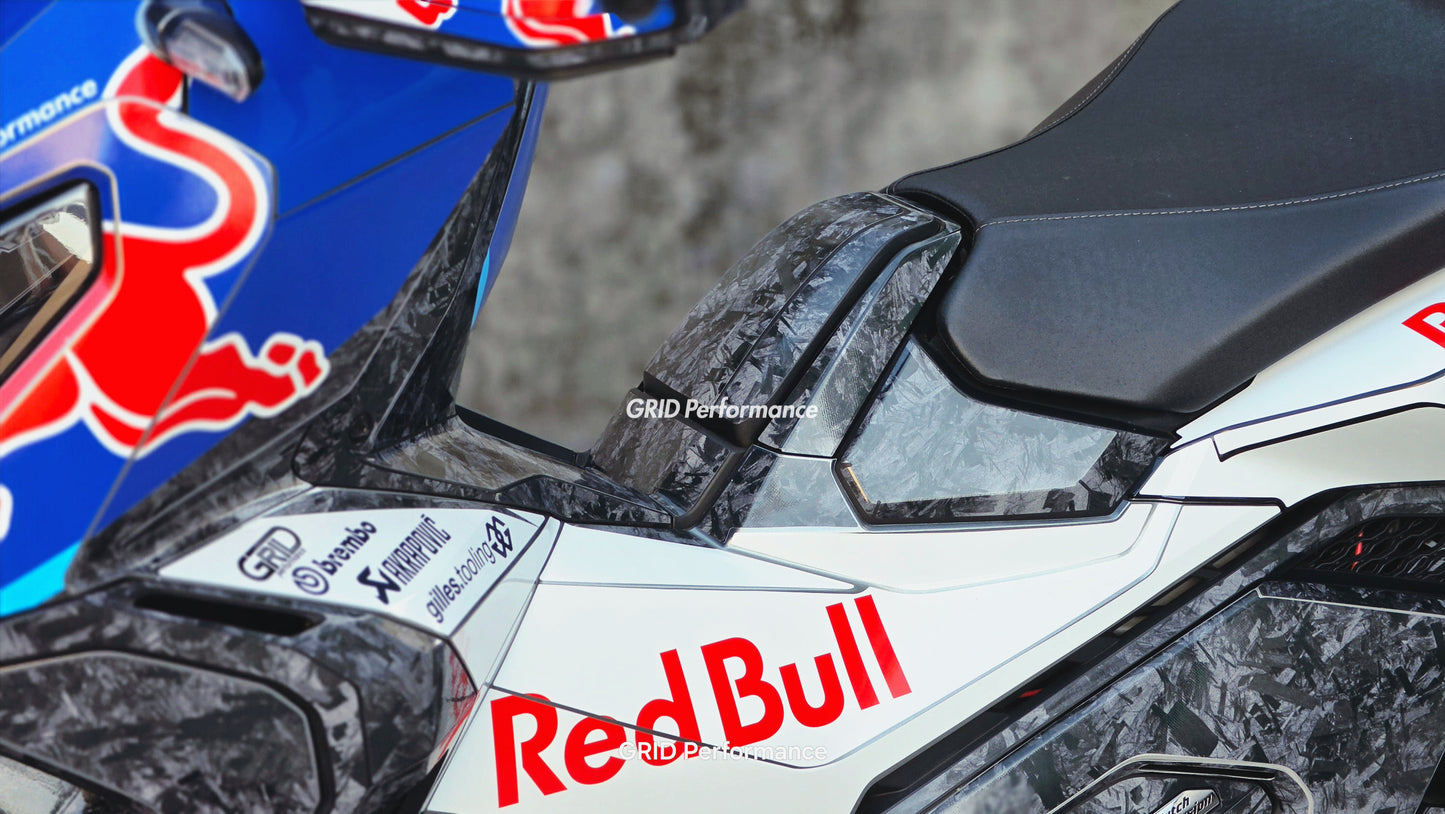 HONDA X-ADV 750 Graphic Full Decal Sticker Kit (1-2.Red B Forged carbon)