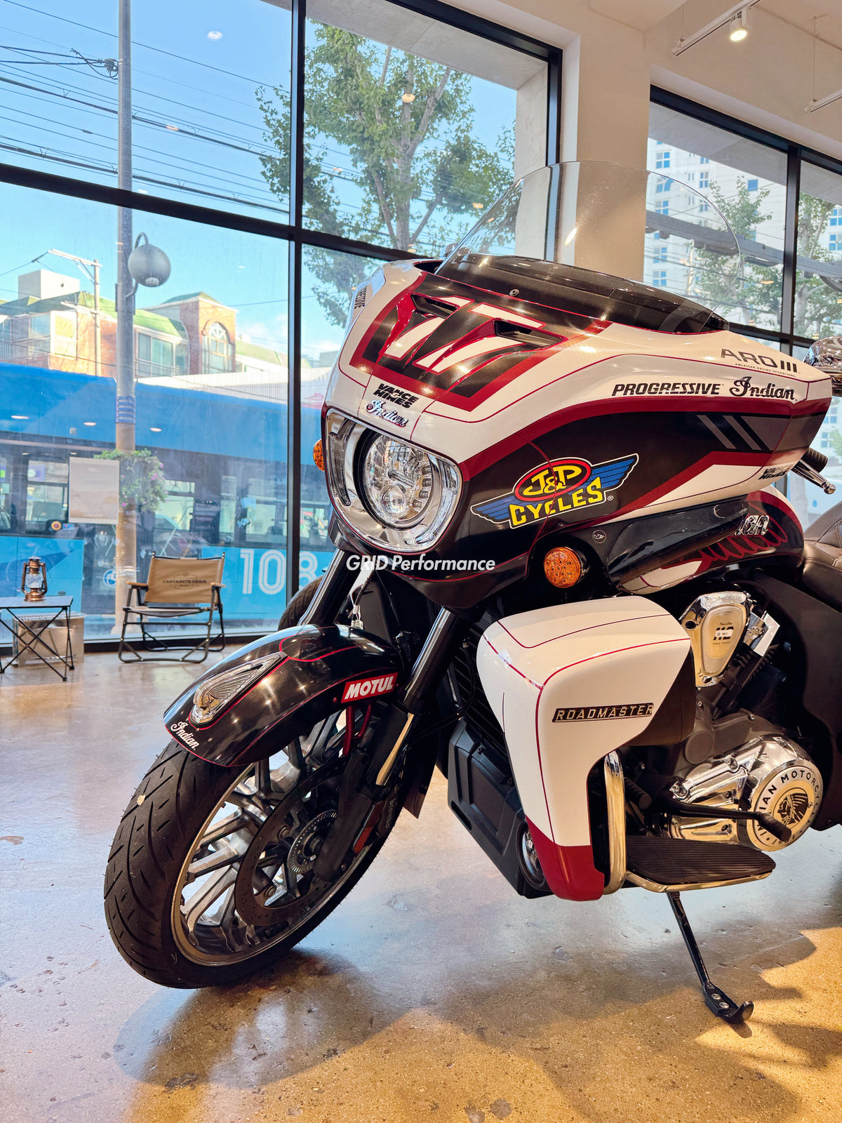 Indian Pursuit Challenger Roadmaster 112 Graphic Full Decal Kit (3-1.King Bagger Racing 2026)