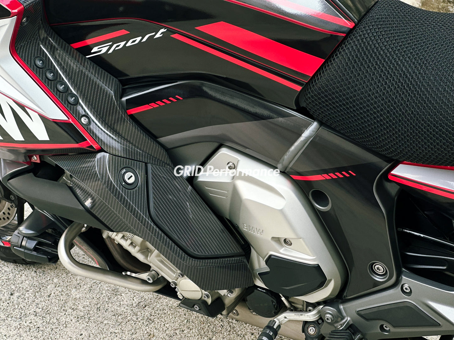 BMW K1600GTL, K1600GT Graphic Full Decal Kit (3-4)