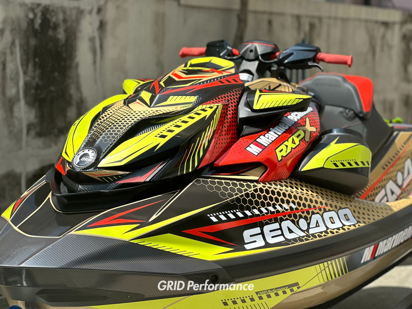 2024~ SEADOO RXP X 325 Graphic Decal Sticker Kit (1.Carbon)
