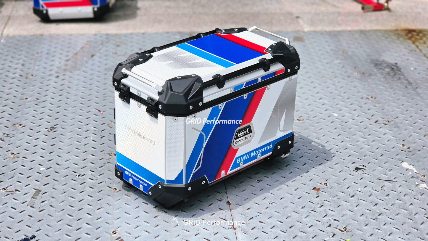 LOBOO CONQUEROR C40T C45L C45R Aluminum Panniers Top Box  Decal Sticker Kit (1-1.M)