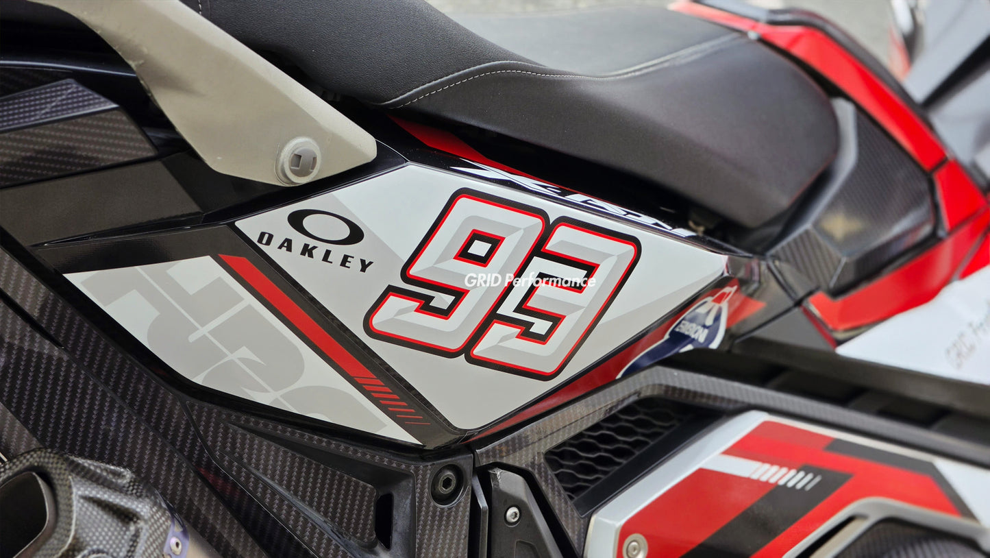 HONDA X-ADV 750 Graphic Full Decal Sticker Kit (2-3.HR carbon)