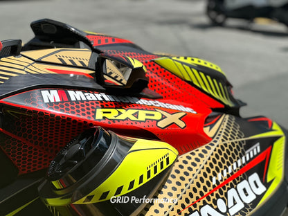 2024~ SEADOO RXP X 325 Graphic Decal Sticker Kit (1.Carbon)