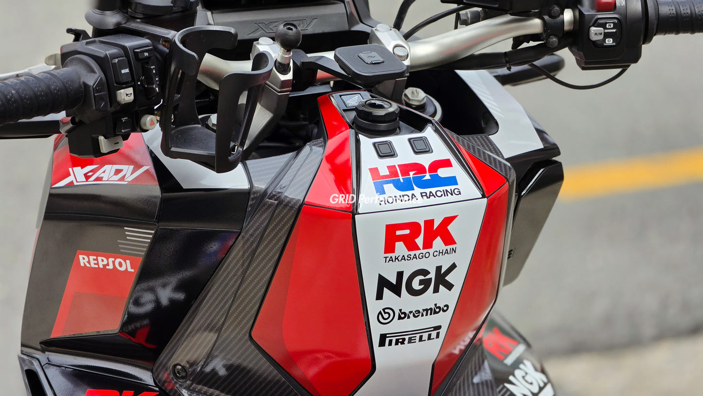 HONDA X-ADV 750 Graphic Full Decal Sticker Kit (2-3.HR carbon)