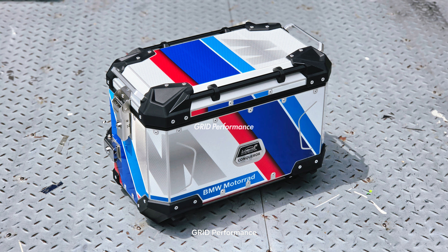 LOBOO CONQUEROR C40T C45L C45R Aluminum Panniers Top Box  Decal Sticker Kit (1-1.M)