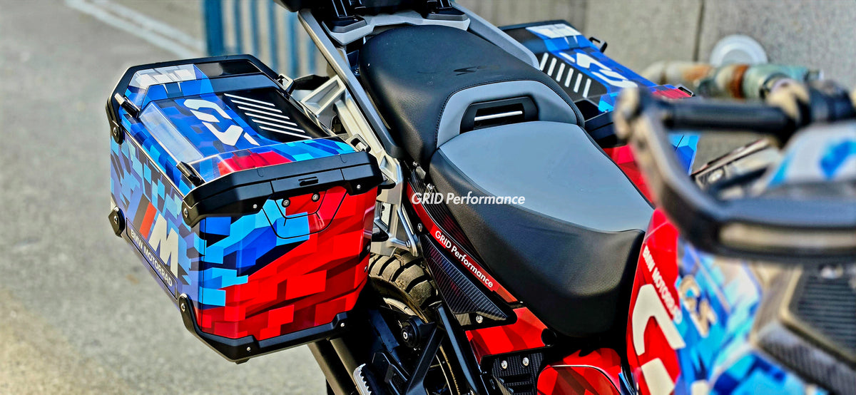 BMW R1300GS ADV Adventure Graphic Decal Sticker Kit (18-1.M Hybrid)