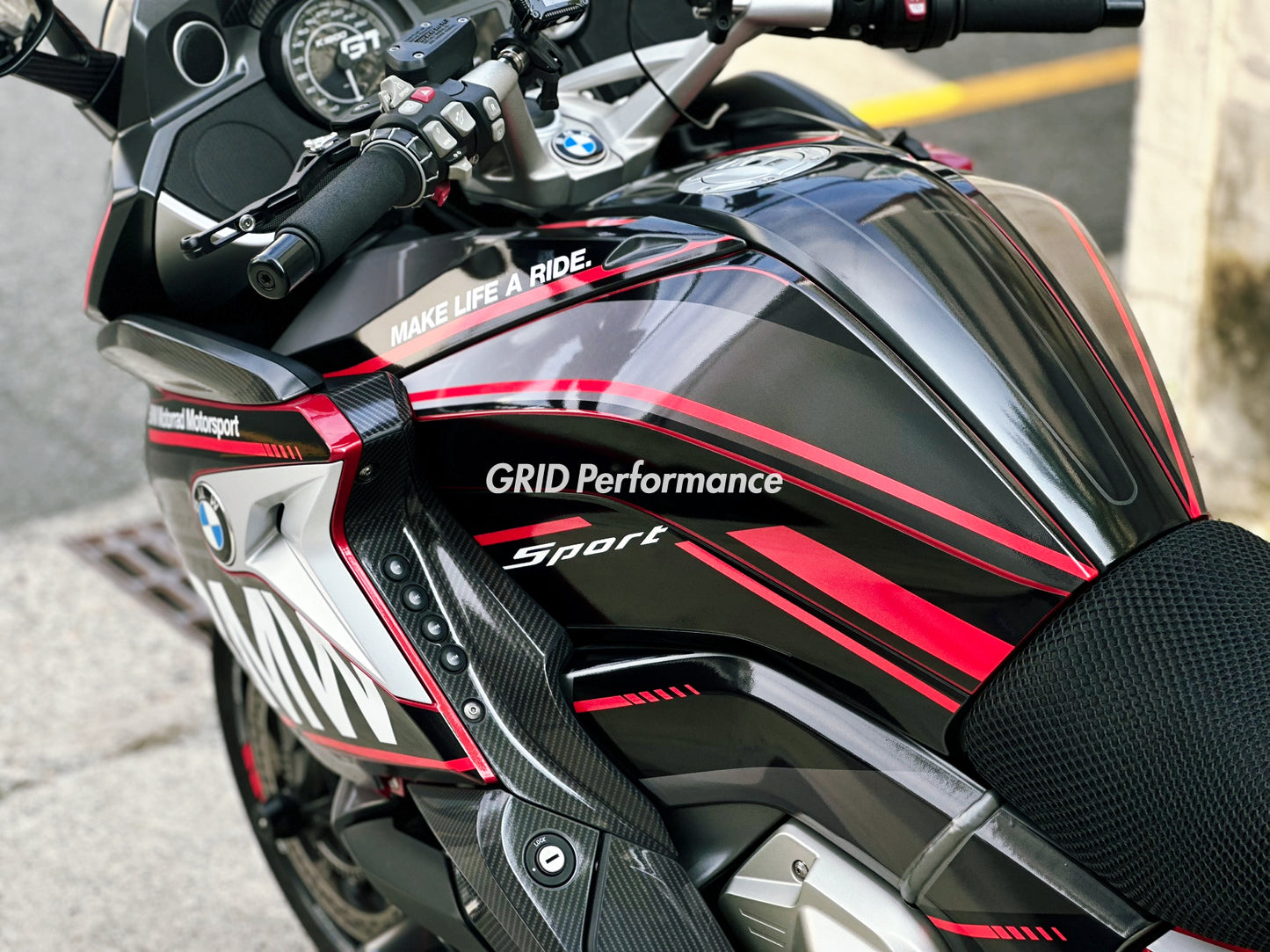 BMW K1600GTL, K1600GT Graphic Full Decal Kit (3-4)
