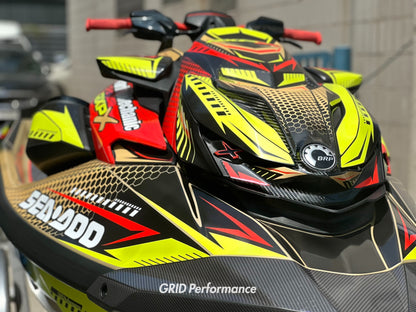 2024~ SEADOO RXP X 325 Graphic Decal Sticker Kit (1.Carbon)