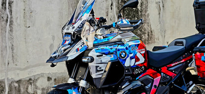 BMW R1300GS ADV Adventure Graphic Decal Sticker Kit (18-1.M Hybrid)