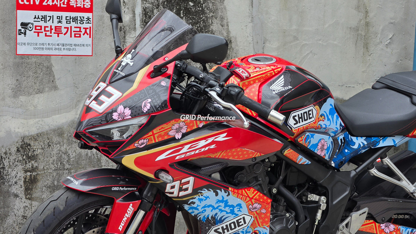 HONDA CBR650R Graphic Full Decal Sticker Kit (1-1.Motegi 5)