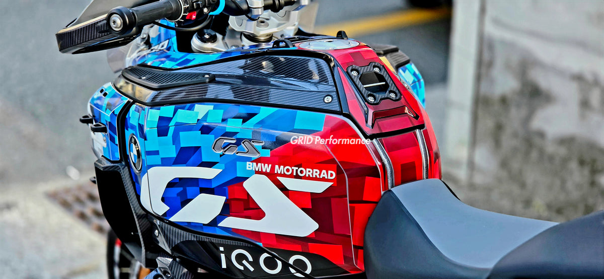 BMW R1300GS ADV Adventure Graphic Decal Sticker Kit (18-1.M Hybrid)