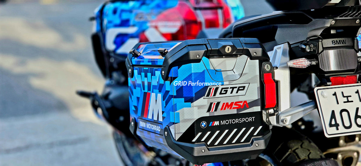 BMW R1300GS ADV Adventure Graphic Decal Sticker Kit (18-1.M Hybrid)