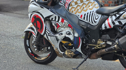 SUZUKI HAYABUSA Graphic Full Decal Vinyl Kit (3-1.Mote 4)