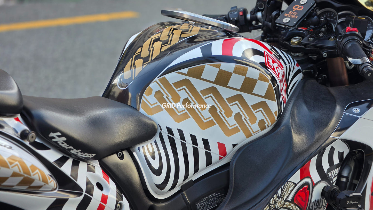 SUZUKI HAYABUSA Graphic Full Decal Vinyl Kit (3-1.Mote 4)