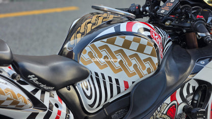 SUZUKI HAYABUSA Graphic Full Decal Vinyl Kit (3-1.Mote 4)