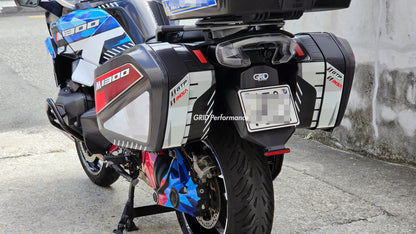 BMW R1300RT Graphic Full Decal Vinyl Sticker Kit (7-1.M Hybrid)