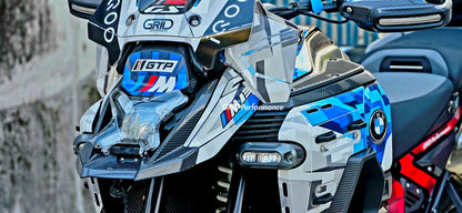 BMW R1300GS ADV Adventure Graphic Decal Sticker Kit (18-1.M Hybrid)