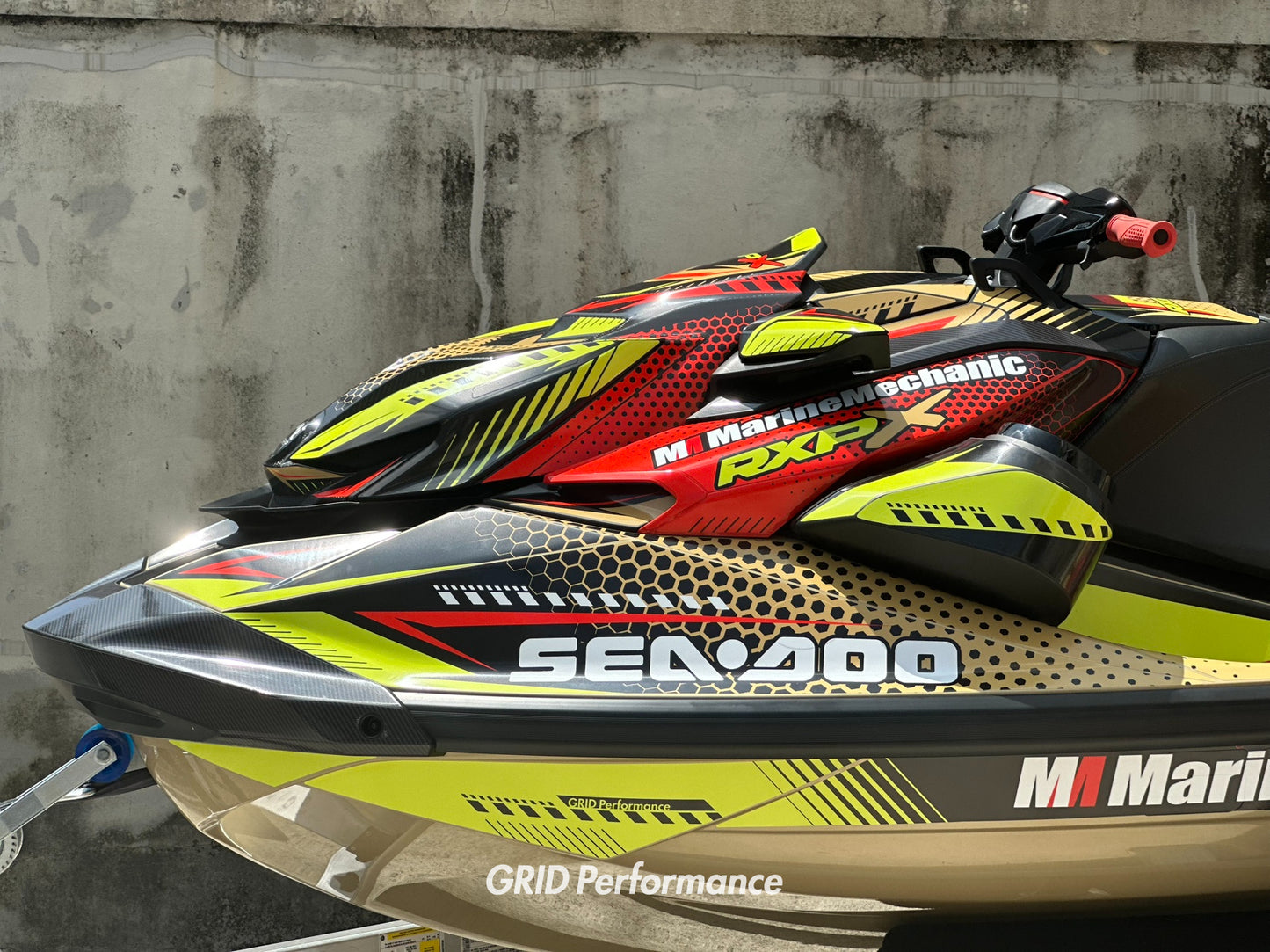2024~ SEADOO RXP X 325 Graphic Decal Sticker Kit (1.Carbon)