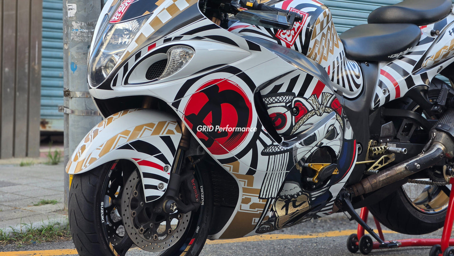 SUZUKI HAYABUSA Graphic Full Decal Vinyl Kit (3-1.Mote 4)