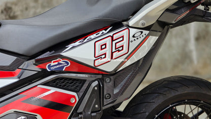 HONDA X-ADV 750 Graphic Full Decal Sticker Kit (2-3.HR carbon)