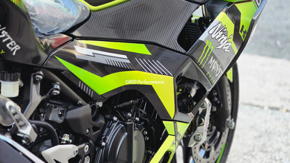 Kawasaki NINJA 500 Full Graphic Vinyl Decal Kit (1-3.MONSTER)
