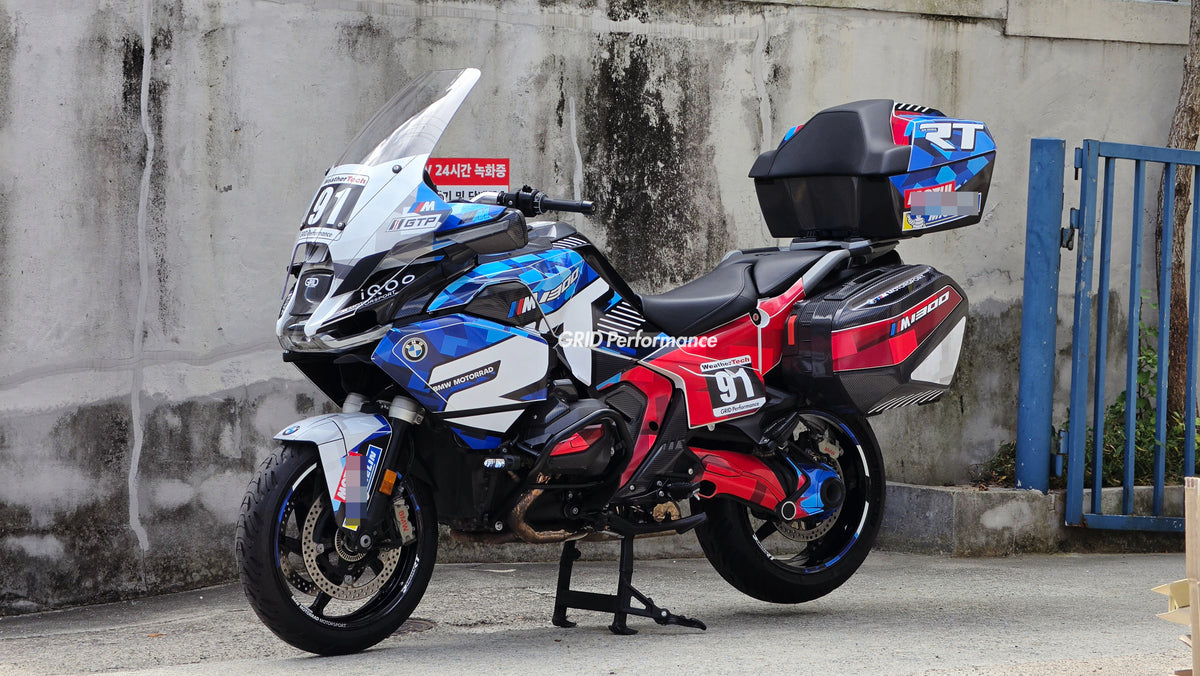 BMW R1300RT Graphic Full Decal Vinyl Sticker Kit (7-1.M Hybrid)