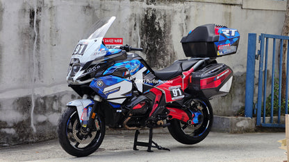 BMW R1300RT Graphic Full Decal Vinyl Sticker Kit (7-1.M Hybrid)