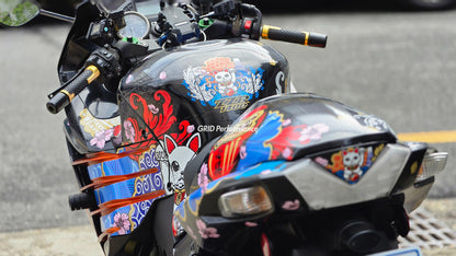 KAWASAKI ZZR 1400 Graphic Full Decal Sticker Kit (1-1.Motegi5)