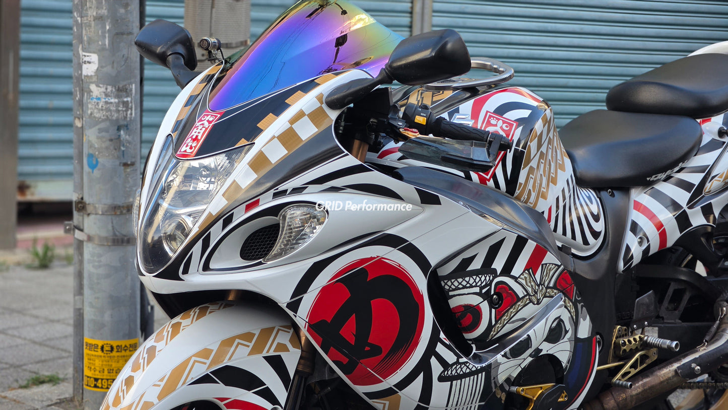 SUZUKI HAYABUSA Graphic Full Decal Vinyl Kit (3-1.Mote 4)