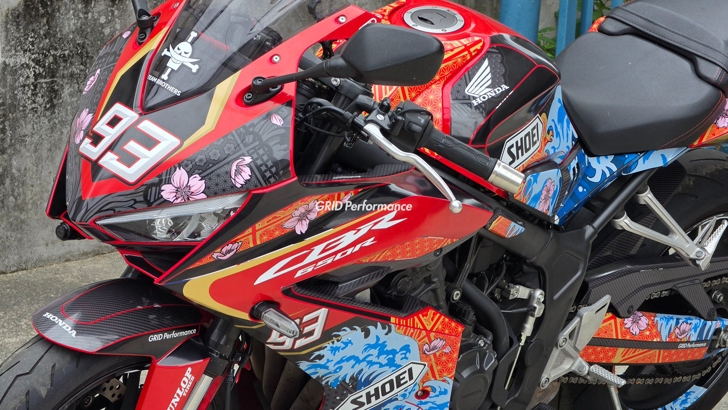 HONDA CBR650R Graphic Full Decal Sticker Kit (1-1.Motegi 5)