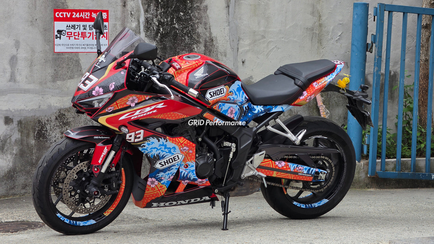 HONDA CBR650R Graphic Full Decal Sticker Kit (1-1.Motegi 5)