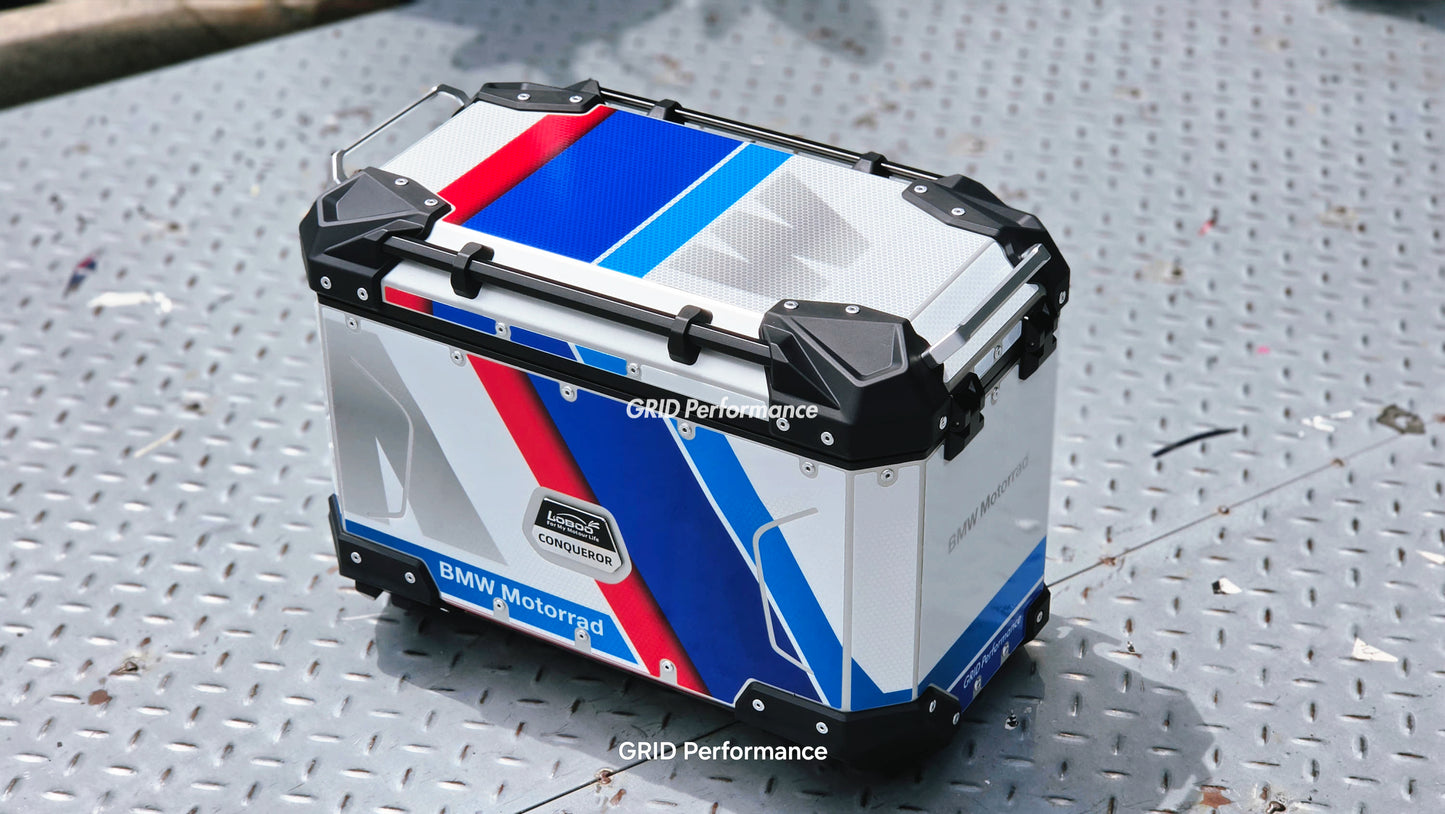 LOBOO CONQUEROR C40T C45L C45R Aluminum Panniers Top Box  Decal Sticker Kit (1-1.M)