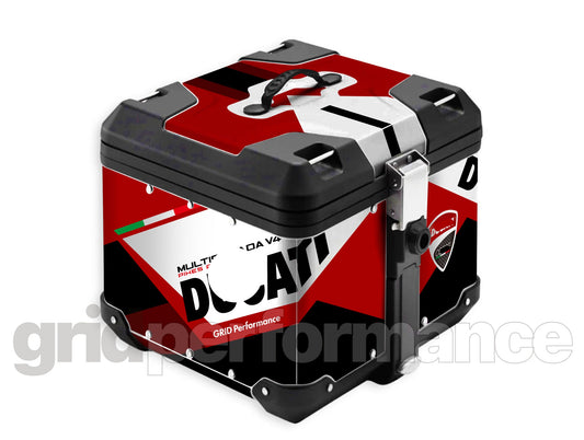 DUCATI Multistrada V4 PP Aluminium Top Box  Decal Sticker Kit (Type-B)