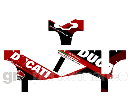 DUCATI Multistrada V4 PP Aluminium Painners  Decal Sticker Kit (Type-B)