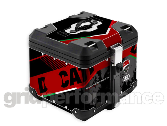 DUCATI Multistrada V4 PP Aluminium Top Box  Decal Sticker Kit (Type-C)