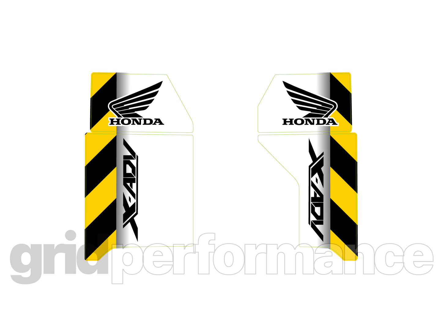HONDA X-ADV Panniers Reflective Decal Sticker (1-3)