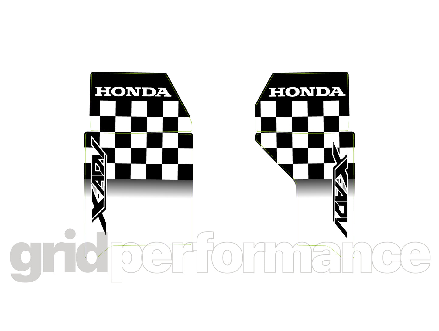 HONDA X-ADV Panniers Reflective Decal Sticker (2-1)