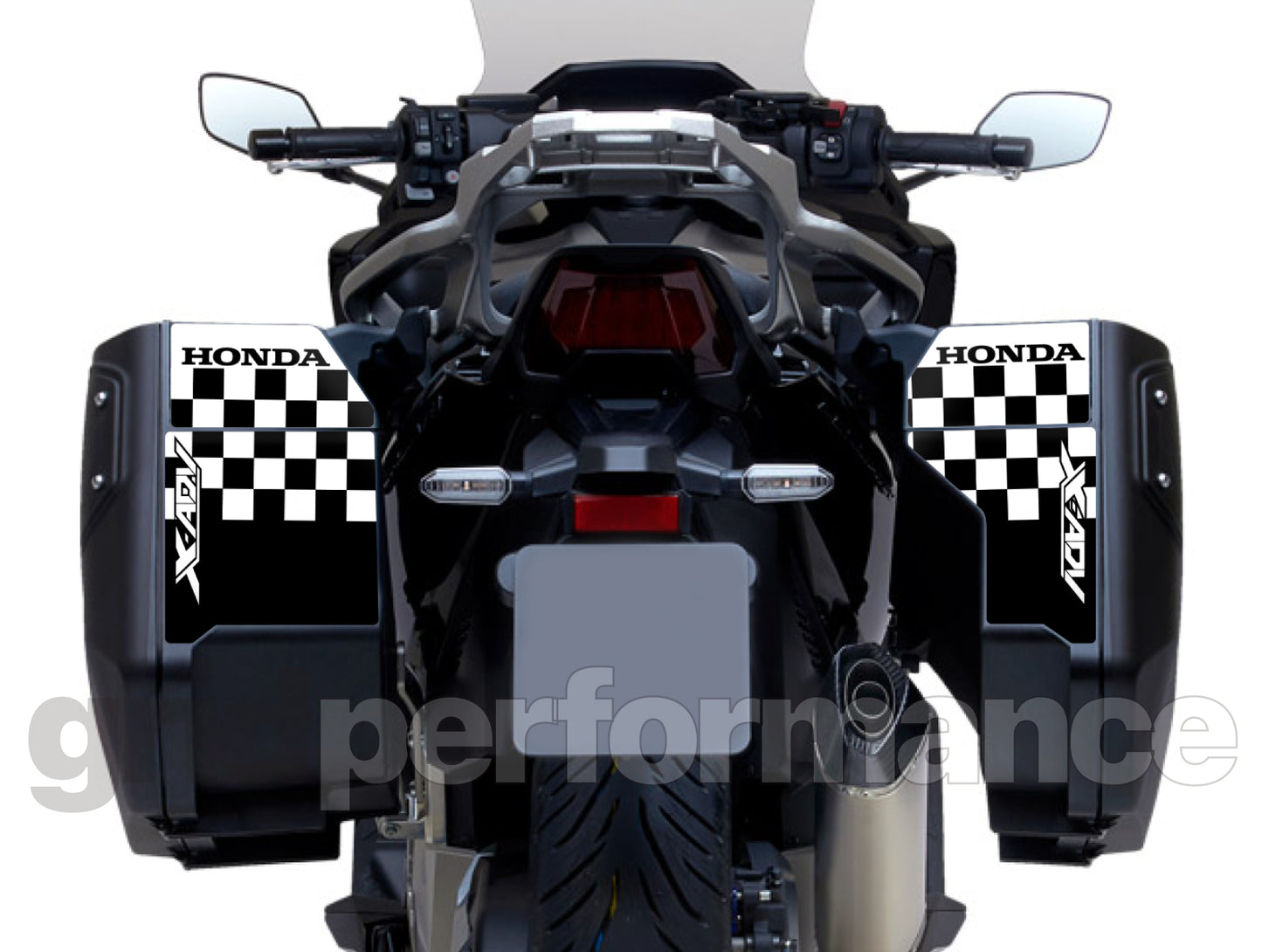HONDA X-ADV Panniers Reflective Decal Sticker (2-2)